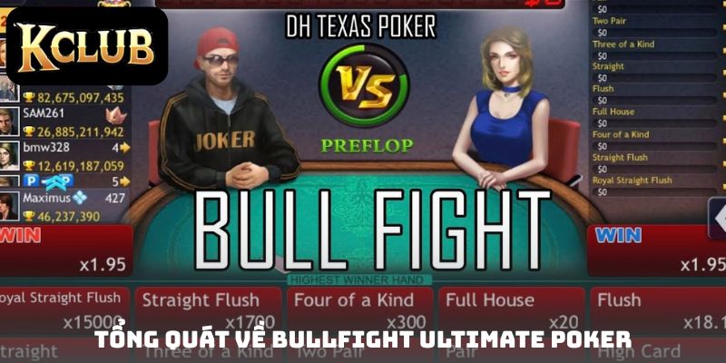 Bullfight Ultimate Poker