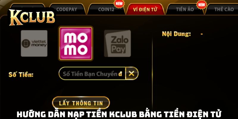 Hướng Dẫn Nạp Tiền